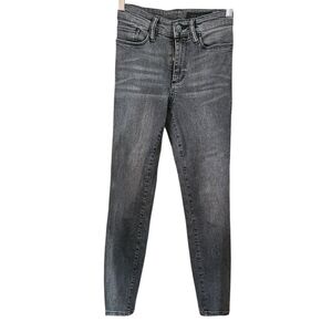 All Saints Miller Charcoal Skinny Jeans Sz 24